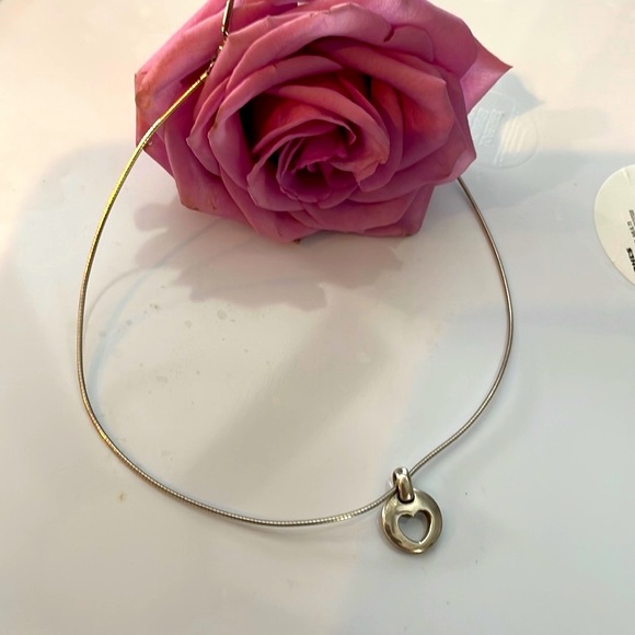 Tiffany & Co. Jewelry - Tiffany Authentic Stencil Heart Necklace 💞Final Price💞